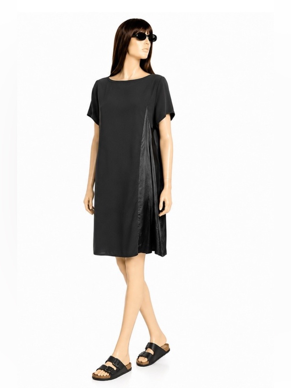 Eileen Fisher Black Silk Dress – Size XXS / TTP